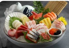 Pikant sashimi (12 stuks)